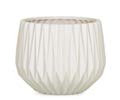 Ceramic Pot Planter, 4.25" H x 5.5" W x 5.5" D, Matte White