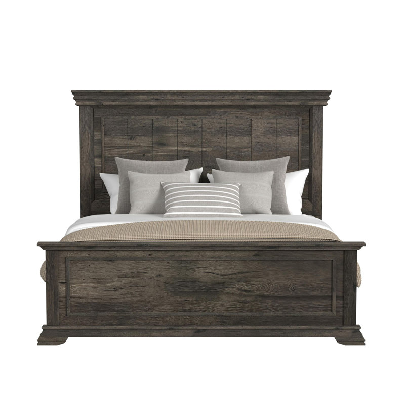 Dree Panel Bed In Charcoal, King