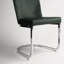 Aurelus 48 cm H Tufted Cotton Cantilever Chair in Black-544162945-544162946