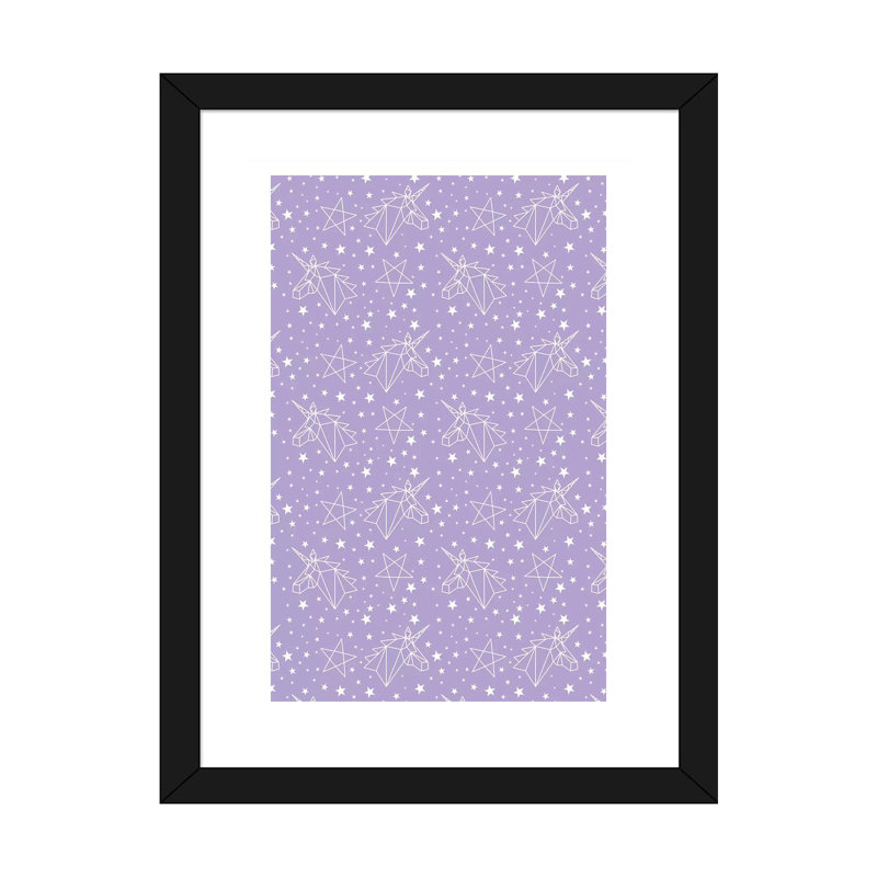 «Everyday Stay Magical III» par Ilis Aviles - impression d'art graphique, Toile avec cadre noir, Blanc