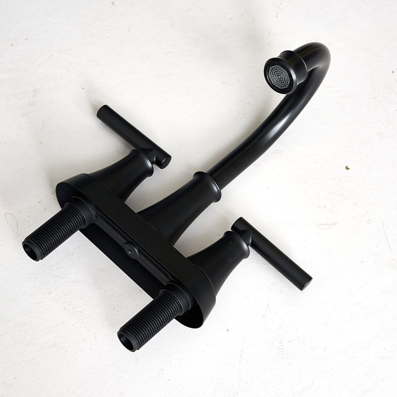 17 Stories Kitchen Faucet, Black