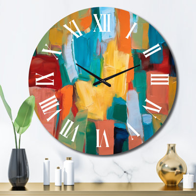 Horloge murale en métal