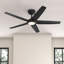 Ventilateur de plafond à 5 pales avec technologie DEL ENERGY STAR® Hunter 52 po avec ensemble d'éclairage DEL Hunter et télécommande portable Hunter-728276984-733585501