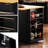 3 Kitchen Island With Slow-Close Hinges, Spice Rack, And Towel Rack For Functionality