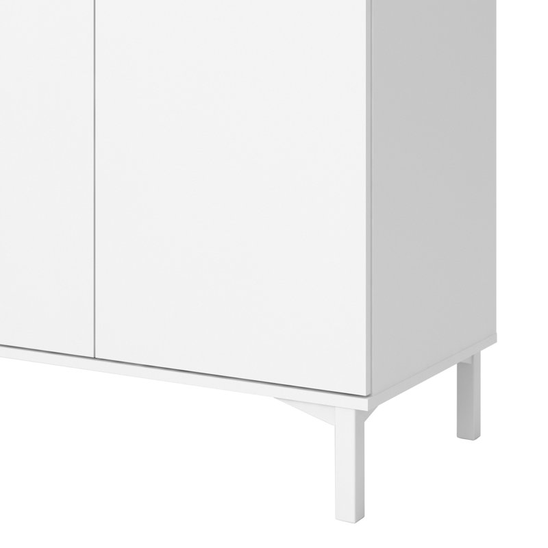 Royall Sideboard, White/Oak