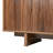 Retro Style Wood Grain TV Stand With Wavy Door For Tvs Up To 75, Spacious Storage And Cable Management, Sturdy Base For Living Room, TV Stand-319564663
