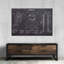 Baseball Patents, reproduction sur toile-1798147