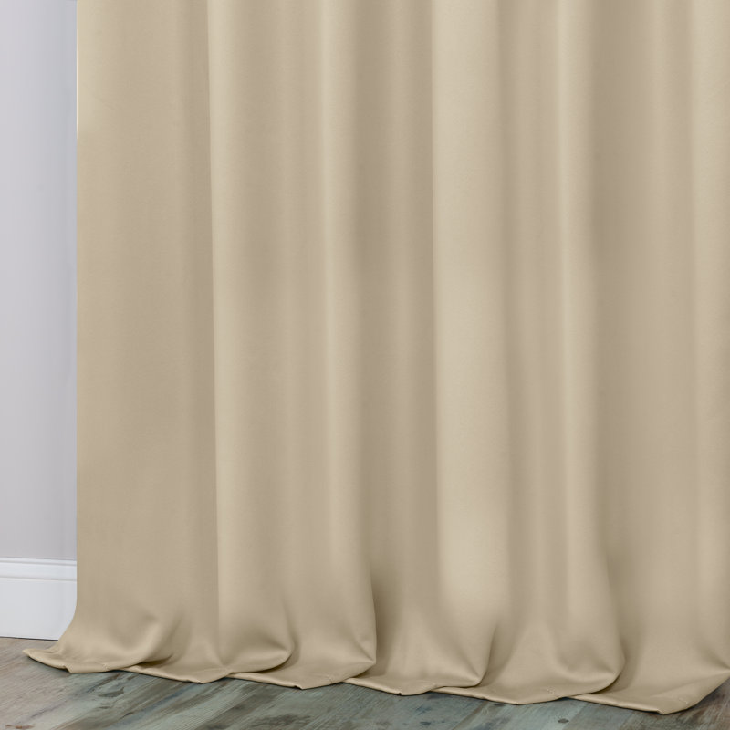 Paire de rideaux obscurcissant avec œillets Millendon, Ivoire ivoire, L 42 po x L 63 po