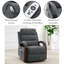Upholstered Chenille Lift Assist Power Recliner-448222390