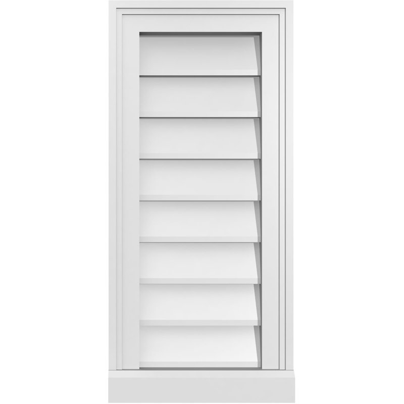 Cadre de seuil Brickmould, brun clair apprêté, H 26 po x l 12 po x P 2 po