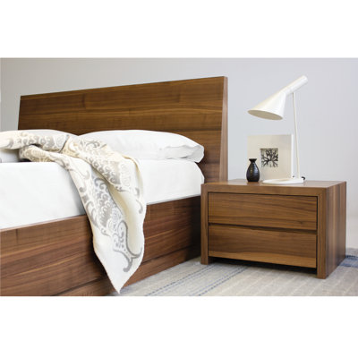 Della Upholstered Platform Storage Bed