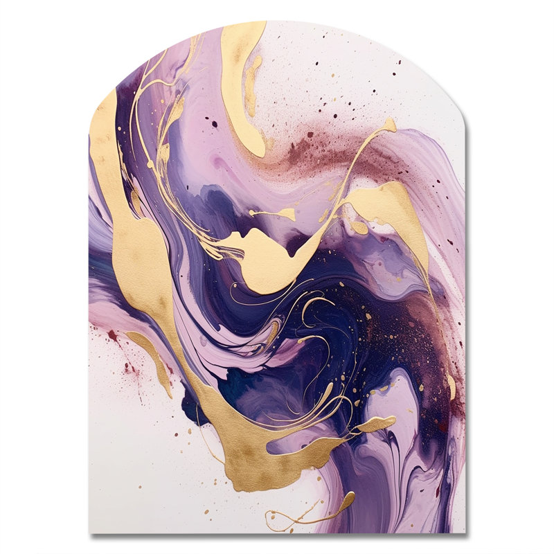 Chatham - Fractales de voûte, décoration murale asymétrique en métal, H 34 po x l 25 po