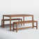 Fleur Rectangular 6 - Person 64" Long Dining Set