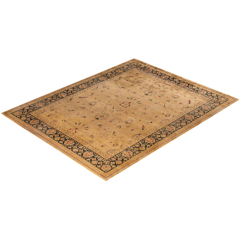 Overdyed One-of-a-Kind 8' 3" X 10' 5" Hand Knotted Area Rug