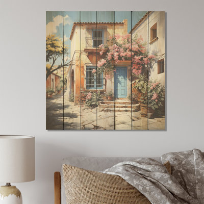 «Italian Colonial Charm III», reproduction d'art mexicain sur bois