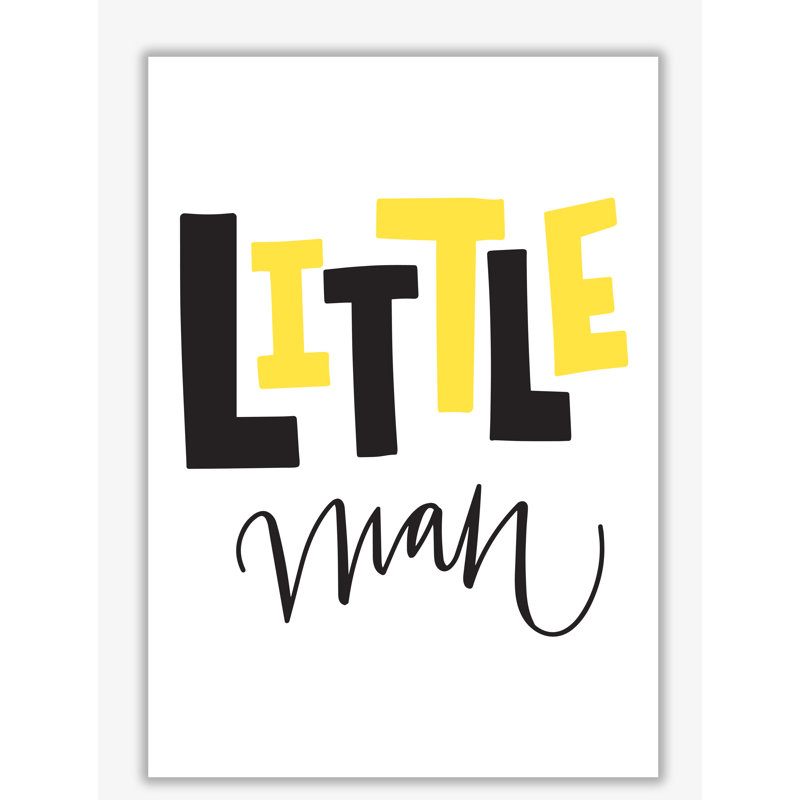 Little Man - Print, 42 cm H x 30 cm W x 1 cm D, No Frame