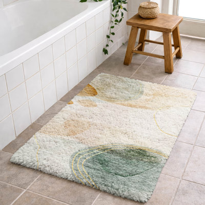 Tapis à poils longs lavable à la machine de qualité supérieure ADS545