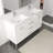Avalia 60'' Free Standing Double Bathroom Vanity with Solid Surface Top-1210148125