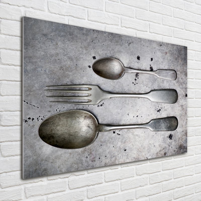 Cutlery - No Frame Print on Glass