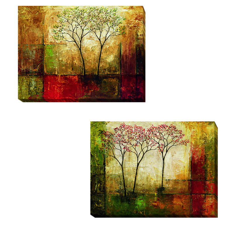 « matinée luster i & ii » par mike klung, impression sur toile tendue, H 24 po x l 32 po x P 1,5 po