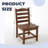 Sustainable HDPE Armless Chair Set - Eco-Friendly Outdoor Seating (Set of 2)-1759023105