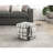 Multi-Color Square Footstool Pouf With Upholstery - Non-Slip Base, 16"H, 300Lbs Weight Bearing Capacity, Modern Seating-1245634667