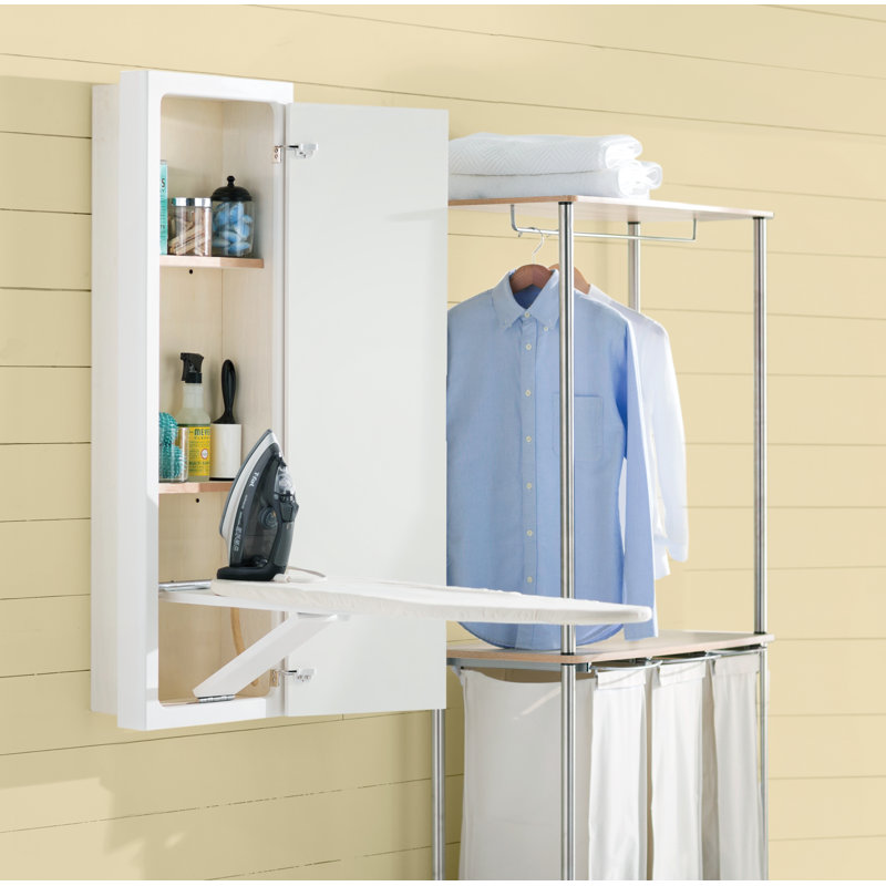 3 Bag Laundry Center, Light Brown/Gray