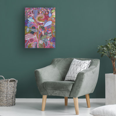 Wrapped Canvas Wall Art - Noemi Ibarz 'Natures World' Wall Art for Living Room, Bedroom, or Office Décor - 18x24