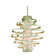 Vertigo 2 - Light Unique / Statement Geometric Chandelier