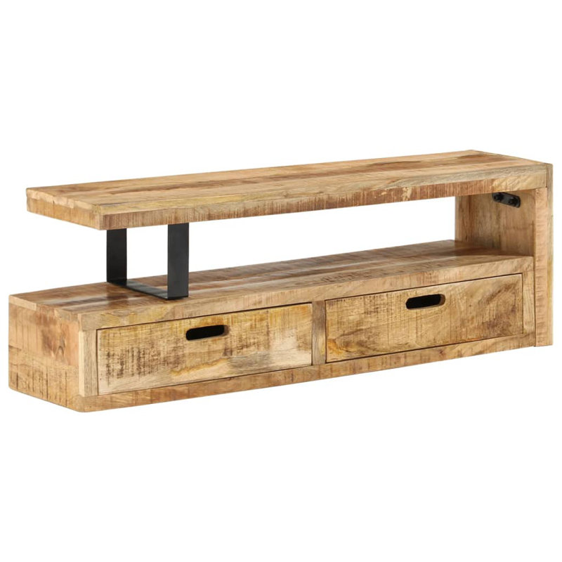 Suffolk TV Stand Solid Wood Reclaimed, Natural