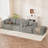 110" Modular Sectional Sofa With Deep Seat, L-Shaped Boneless Upholstered Cloud Couch With Convertible Ottoman & Wide Arms For Living Room, Chenille, No Assembly Required-1078400253