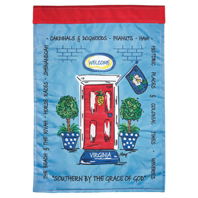 Double Sided 18'' H x 13'' W Polyester Garden Flag