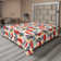 Ambesonne, drap plat floral pivoines, art botanique printanier