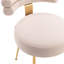 Fauteuil d'appoint en velours de 19,29 po de largeur, fauteuil d'appoint, fauteuil de lecture avec éponges haute densité-424685534