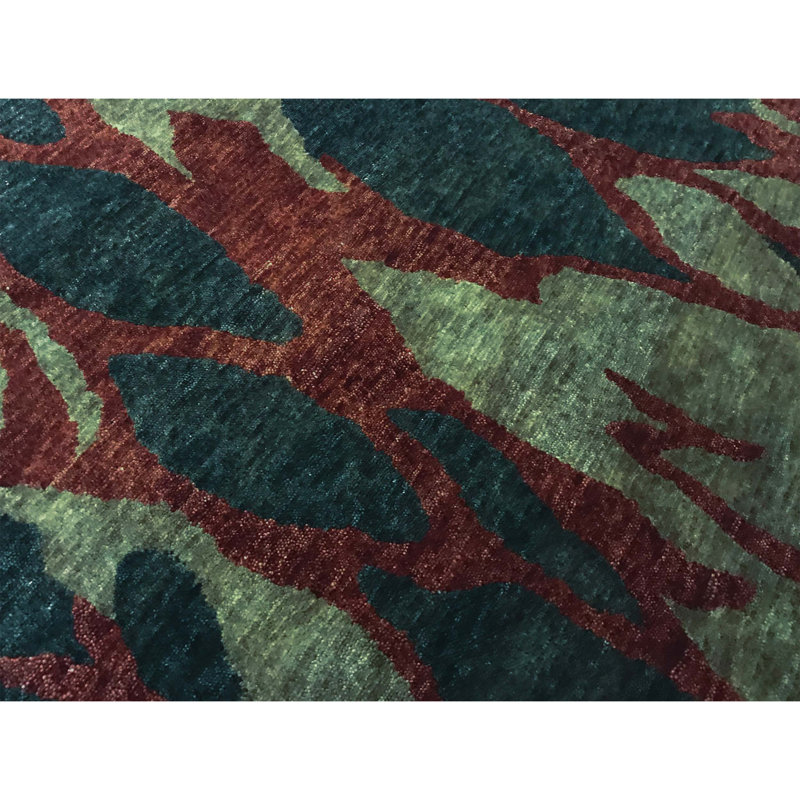 Abstract Area Rug in Red/Brown