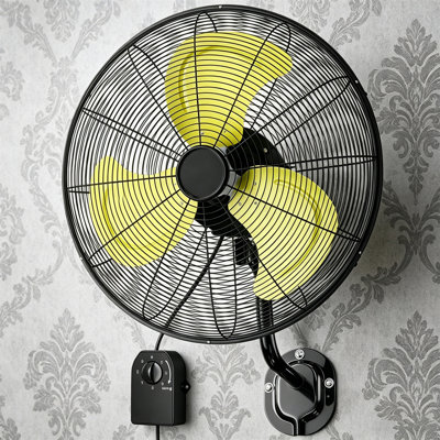 Ventilateur mural haute vitesse 7200 CFM, ventilateur industriel de qualité industrielle avec télécommande, protection contre les surcharges thermiques, pour utilisation commerciale