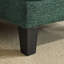 Canapé modulaire en chenille avec accoudoirs coussinés-500724851