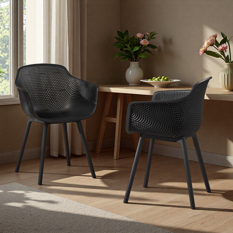 Chaise Lotus, Noir