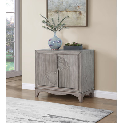 Brimlow Grey Transitional Two Door Cabinet