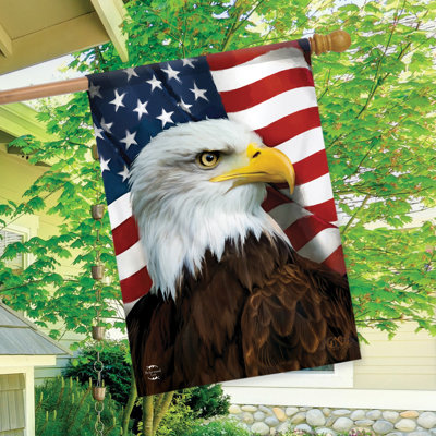 Drapeau de la maison patriotique American Eagle