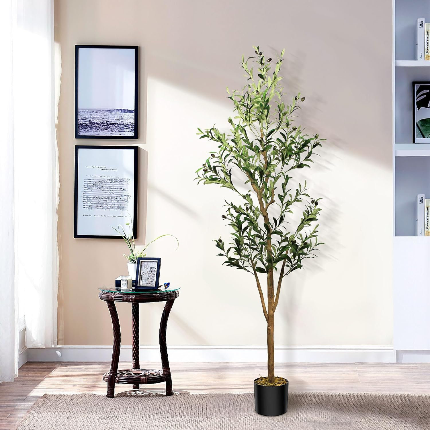 Primrue 72'' Faux Olive Tree Tree | Wayfair