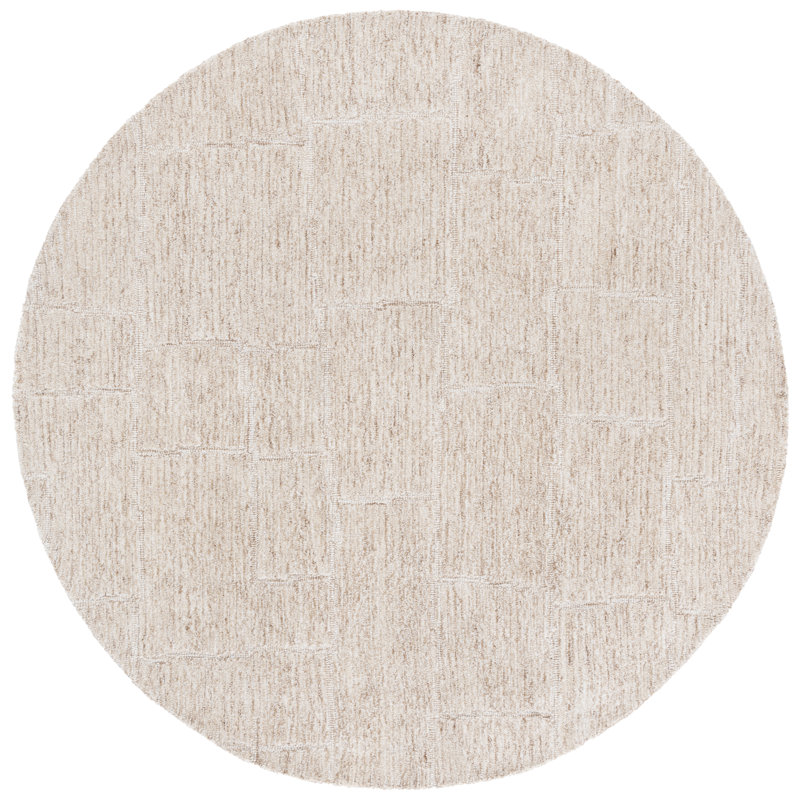 Nogueras 106 Area Rug In Beige, Round 6'
