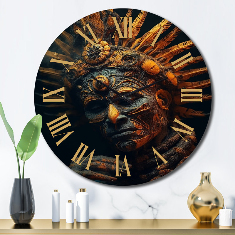 Horloge murale Majestic Glam Shaman, Grand