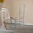 Kurland Slat Back Side Chair in Clear