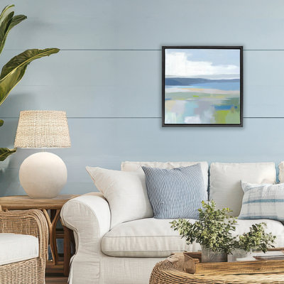 Cadre flottant Quiet Cove Impression, design par Mona Grace
