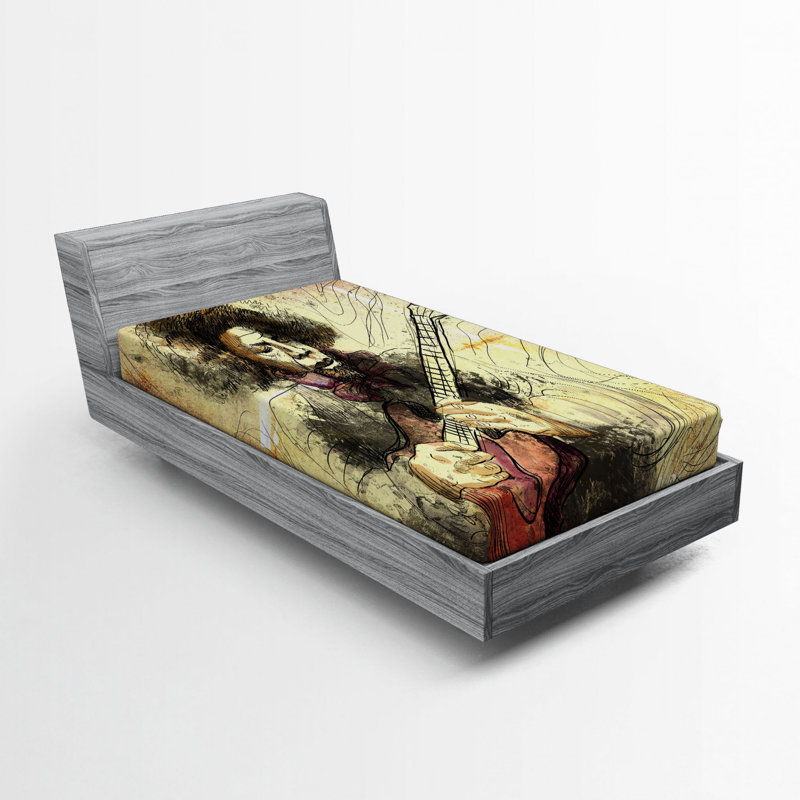 Drap-housse de musique jazz, Drap-housse de taille simple