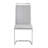 Amari 3-Piece Modern Round Tempered Glass Dining Set with Metal Pedestal and Cantilever Chairs-51997355-65683483