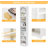 Tall Narrow Bookcase Set of 2 with Adjustable Shelves, 8 Tier Slim Storage Bookshelf with Anti-Tip Device,  Storage Cabinet Floor Standing Display Shelf for Small Spaces