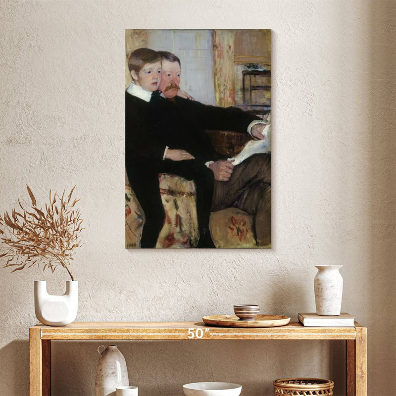Alexander Cassatt et Robert Cassatt, H 36 po x l 24 po