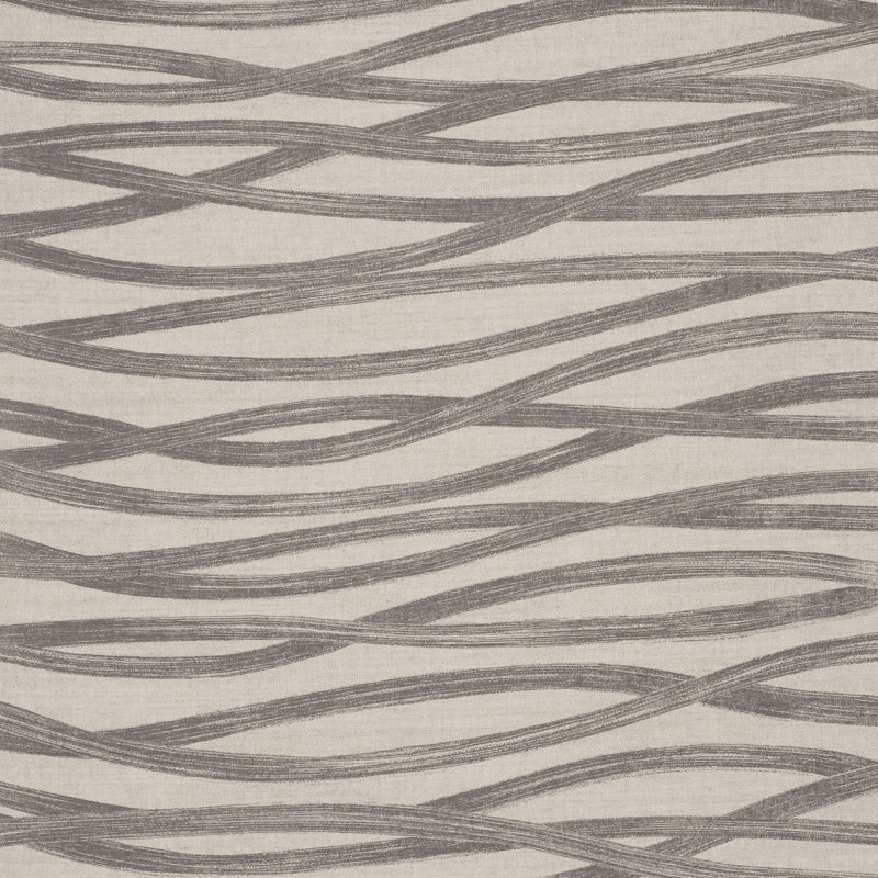 Tissu coups de pinceau, Anthracite
